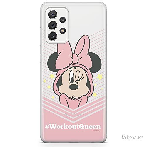 ERT GROUP mobiltelefonfodral för Samsung A73 5G originalt och officiellt licensierat Disney mönster Minnie 053 optimalt anpassad till formen på mobiltelefonen, gedeeltelijk transparant 5904805512445