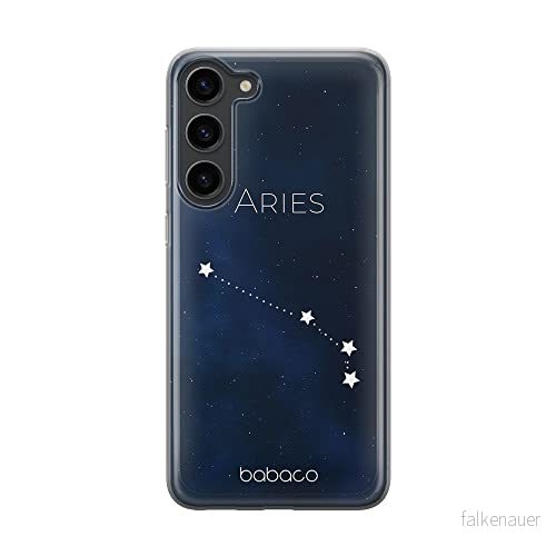 ERT GROUP mobiltelefonfodral för Samsung S23 originalt och officiellt licensierat Babaco mönster Zodiac Constellation 001 anpassad till formen på mobiltelefonen, fodral tillverkad av TPU plast 5905511422691