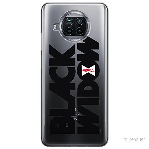 ERT GROUP mobiltelefonfodral för Xiaomi REDMI NOTE 9T originalt och officiellt licensierat Marvel mönster Black Widow 011 optimalt anpassad till formen på mobiltelefonen, gedeeltelijk transparant 5904805648090