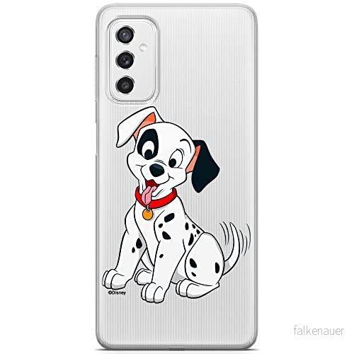 ERT GROUP mobiltelefonfodral för Samsung M52 5G originalt och officiellt licensierat Disney mönster Dalmatian 006 Vit optimalt anpassad till formen på mobiltelefonen, gedeeltelijk transparant 5904805886478