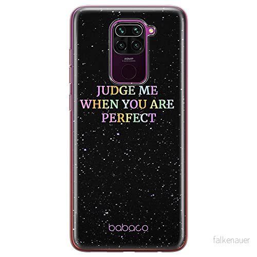 ERT GROUP mobiltelefonfodral för Xiaomi REDMI NOTE 9 originalt och officiellt licensierat Babaco mönster Judge me 002 optimalt anpassad till formen på mobiltelefonen, fodral tillverkad av TPU plast 5903932903553