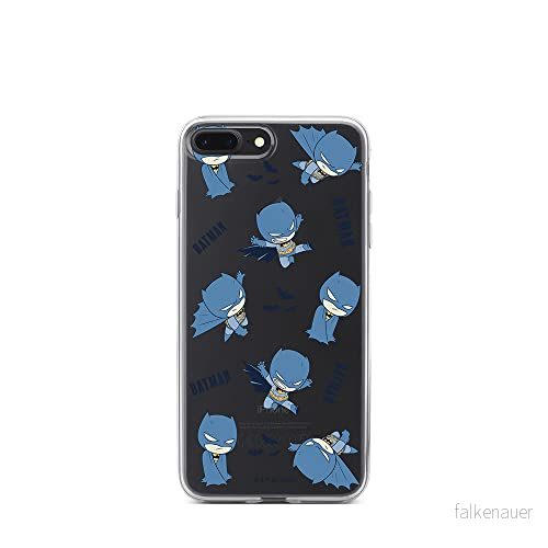 ERT GROUP mobiltelefonfodral för Iphone 7 PLUS/ 8 PLUS originalt och officiellt licensierat DC mönster Batman 076 optimalt anpassad till formen på mobiltelefonen, gedeeltelijk transparant 5905131506047