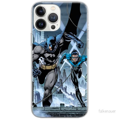 ERT GROUP mobiltelefonfodral för Huawei P30 originalt och officiellt licensierat DC mönster Batman 007 Vit optimalt anpassad till formen på mobiltelefonen, fodral tillverkad av TPU plast 5903040818626