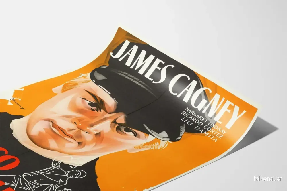 Vintage filmposter Frisco Kid med James Cagney - Bild 3