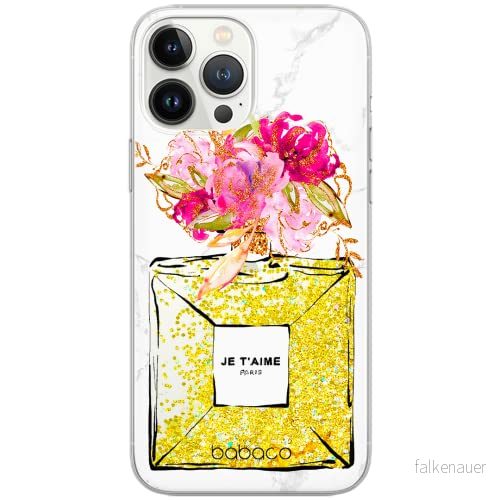 ERT GROUP mobiltelefonfodral för Apple Iphone 11 PRO originalt och officiellt licensierat Babaco mönster Perfume 006 Vit optimalt anpassad till formen på mobiltelefonen, med glitter overflow effekt 5903040105665