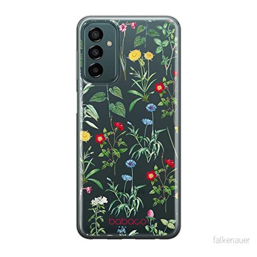 ERT GROUP mobiltelefonfodral för Samsung M13 4G/M23 5G/F23 originalt och officiellt licensierat Babaco mönster Flowers 042 optimalt anpassad till formen på mobiltelefonen, gedeeltelijk transparant 5905511371159