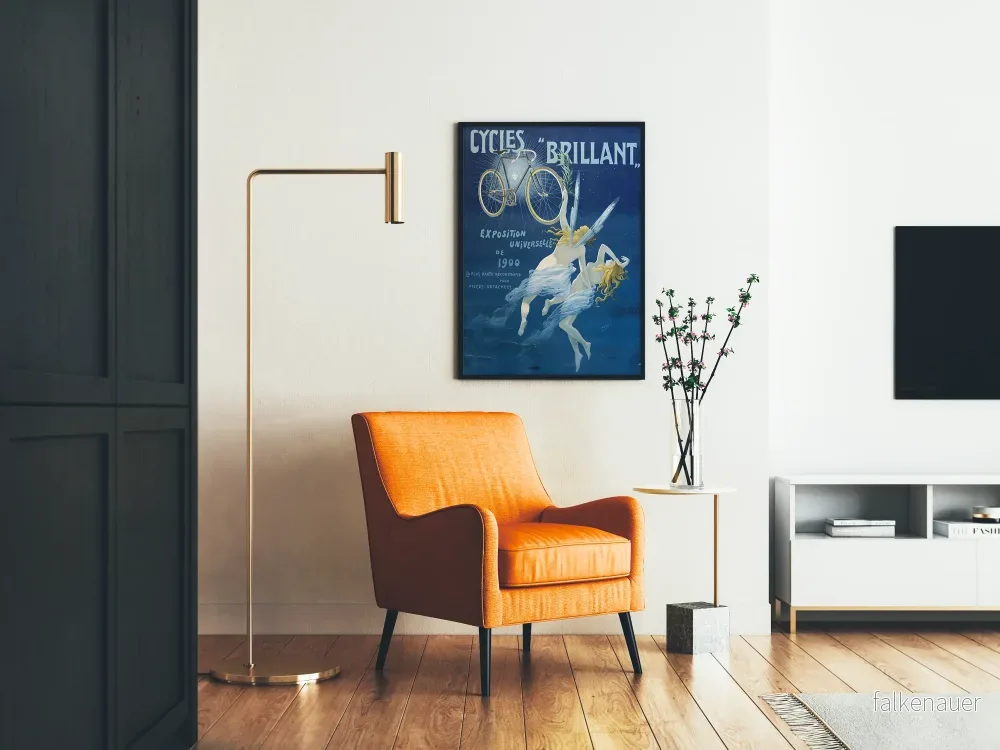 Vintageposter Cycles Brillant Världsutställningen 1900 - Bild 2