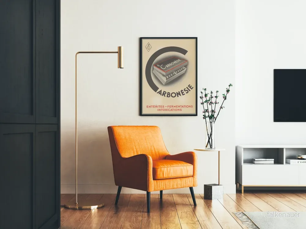 Vintageposter Carbonésie för retro väggdekoration - Bild 2
