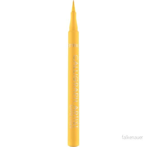 Catrice Calligraph Artist Matte Liner, Eyeliner, nr 040, gul, omedelbart resultat, färgintensiv, matt, vegansk, utan mikroplastiska partiklar, nanopartiklar fri, parfym, 1 pack (1,1 ml) 4059729398178