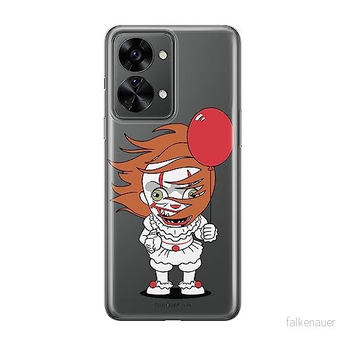 ERT GROUP mobiltelefonfodral för Oneplus NORD 2T 5G originalt och officiellt licensierat Horror mönster It 005 optimalt anpassad till formen på mobiltelefonen, gedeeltelijk transparant 5905511277277
