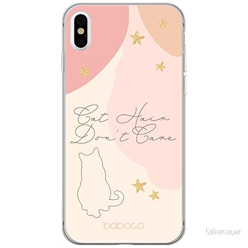 ERT GROUP mobiltelefonfodral för Iphone X/XS originalt och officiellt licensierat Babaco mönster Cats 007 optimalt anpassad till formen på mobiltelefonen, fodral tillverkad av TPU plast 5905131079398