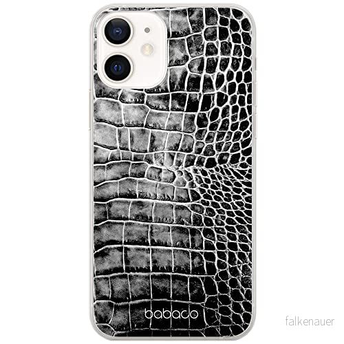 ERT GROUP mobiltelefonfodral för Apple Iphone 12 Mini originalt och officiellt licensierat Babaco mönster Animals 003 Vit anpassad till formen på mobiltelefonen, fodral tillverkad av TPU plast 5903537991993