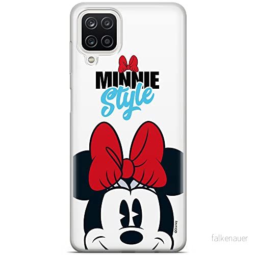 ERT GROUP mobiltelefonfodral för Samsung A12 / M12 originalt och officiellt licensierat Disney mönster Minnie 027 optimalt anpassad till formen på mobiltelefonen, fodral tillverkad av TPU plast 5903040101230