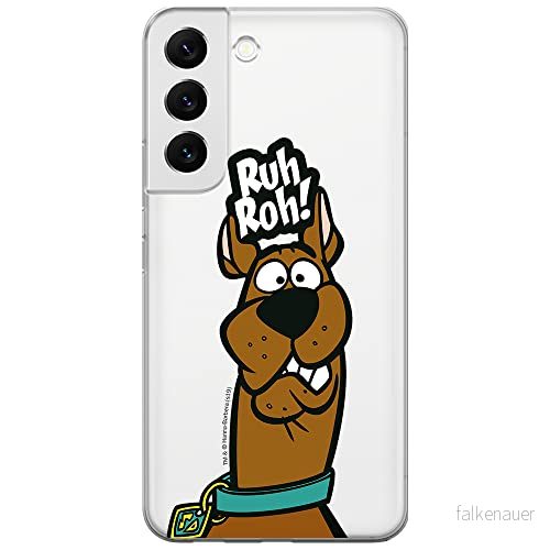 ERT GROUP mobiltelefonfodral för Samsung S22 originalt och officiellt licensierat Scooby Doo mönster 007 optimalt anpassad till formen på mobiltelefonen, gedeeltelijk transparant 5904805312144