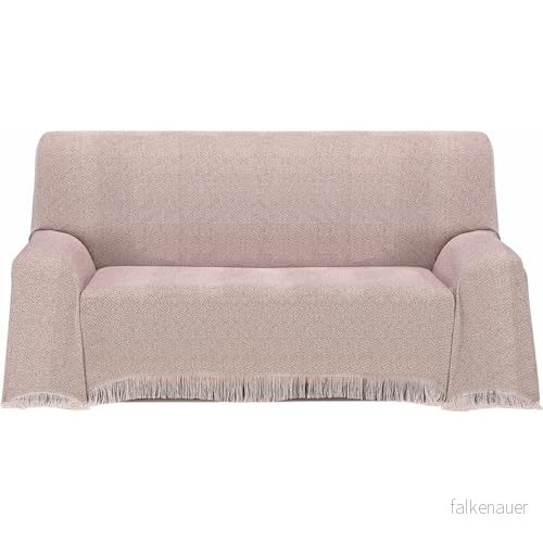 ECOMMERC3 Multifunktionellt överkast storlek 130 x 180 cm för soffa eller säng Foulard multifunktionell extra mjuk känsla vinröd 8435767374989