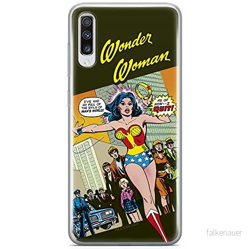 ERT GROUP mobiltelefonfodral för Samsung A70 originalt och officiellt licensierat DC mönster Wonder Woman 016 optimalt anpassad till formen på mobiltelefonen, fodral tillverkad av TPU plast 5902980665482