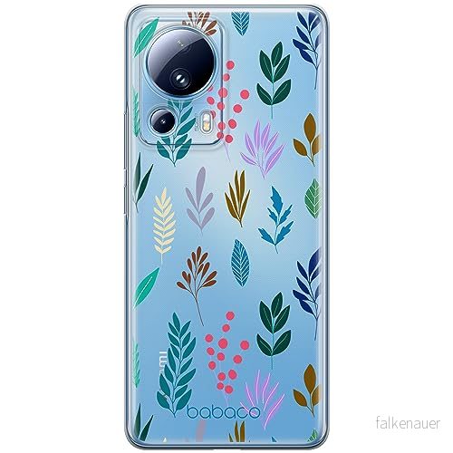ERT GROUP mobiltelefonfodral för Xiaomi 13 LITE/CIVI 2 originalt och officiellt licensierat Babaco mönster Plants 014 optimalt anpassad till formen på mobiltelefonen, gedeeltelijk transparant 5905511922719