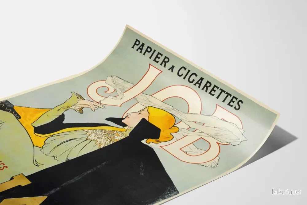 Vintageposter Papper för cigaretter JOB väggdekoration - Bild 3