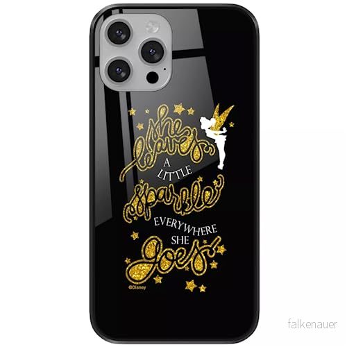 ERT GROUP mobiltelefonfodral för Apple Iphone 13 PRO MAX originalt och officiellt licensierat Disney mönster Tinker Bell 002 tillverkad av härdat glas, skyddsfodral 5904805868023