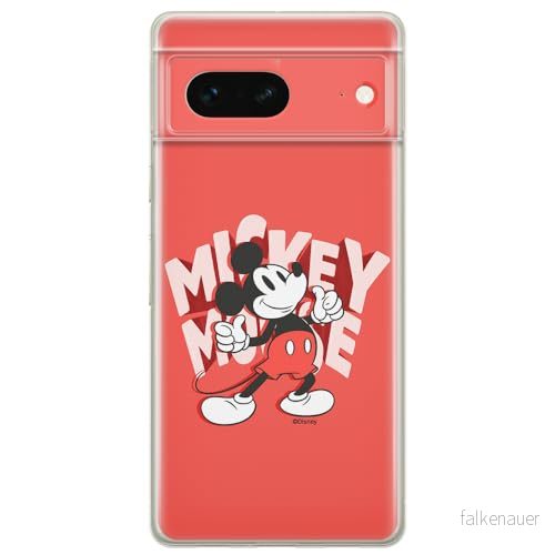 ERT GROUP mobiltelefonfodral för Google PIXEL 7 originalt och officiellt licensierat Disney mönster Mickey 044 optimalt anpassad till formen på mobiltelefonen, fodral tillverkad av TPU plast 5905795153984