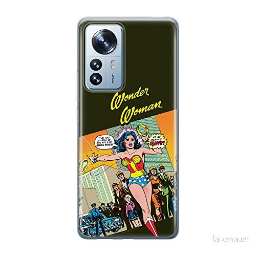 ERT GROUP mobiltelefonfodral för Xiaomi 12 PRO originalt och officiellt licensierat DC mönster Wonder Woman 016 optimalt anpassad till formen på mobiltelefonen, fodral tillverkad av TPU plast 5905511515201