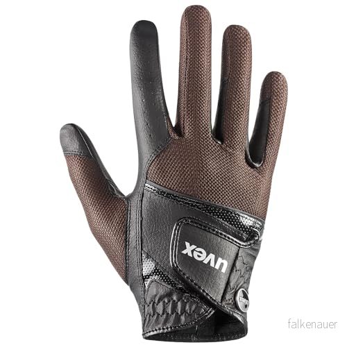 uvex sumair ridhandskar för vuxna stretchig optimal ventilation svart brun 11 4043197367576