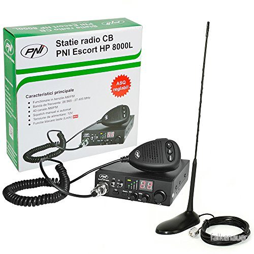 CB Radio PNI ESCORT HP 8000L Asq med antenn extra 45 magnet 5949066501609
