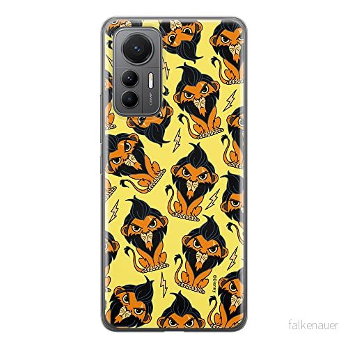 ERT GROUP mobiltelefonfodral för Xiaomi 12 LITE originalt och officiellt licensierat Disney mönster Scar 002 optimalt anpassad till formen på mobiltelefonen, fodral tillverkad av TPU plast 5905511510831