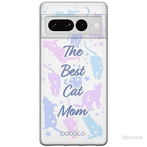 ERT GROUP mobiltelefonfodral för Google PIXEL 7 PRO originalt och officiellt licensierat Babaco mönster Cats 017 optimalt anpassad till formen på mobiltelefonen, fodral tillverkad av TPU plast 5905795172169