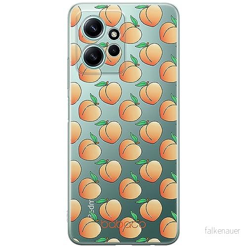 ERT GROUP mobiltelefonfodral för Xiaomi REDMI NOTE 12 4G originalt och officiellt licensierat Babaco mönster Peaches 001 optimalt anpassad till formen på mobiltelefonen, fodral tillverkad av TPU plast 5905511938789
