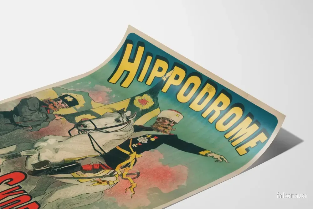 Hippodromskylten Skobeleff - Vintage hästrelaterad väggdekoration - Bild 3