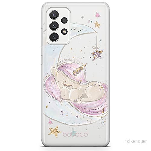 ERT GROUP mobiltelefonfodral för Samsung A73 5G originalt och officiellt licensierat Babaco mönster Unicorn 003 optimalt anpassad till formen på mobiltelefonen, gedeeltelijk transparant 5904805514135