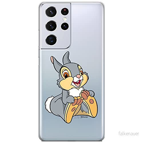 ERT GROUP mobiltelefonfodral för Samsung S21 ULTRA originalt och officiellt licensierat Disney mönster Thumper 002 optimalt anpassad till formen på mobiltelefonen, gedeeltelijk transparant 5905131155481