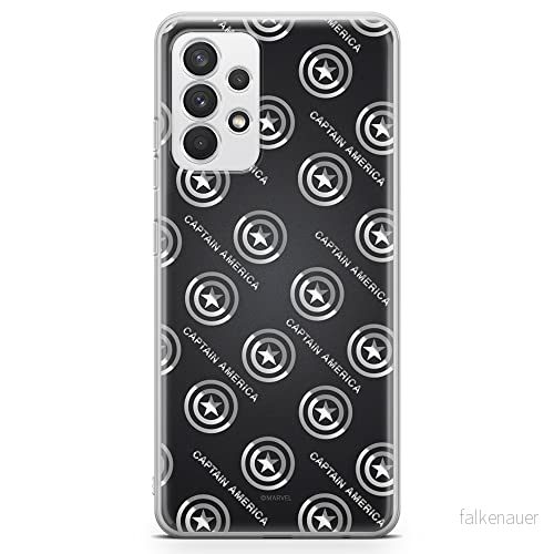 ERT GROUP mobiltelefonfodral för Samsung A32 4G LTE originalt och officiellt licensierat Marvel mönster Captain America 012 anpassad till formen på mobiltelefonen, fodral tillverkad av TPU plast 5903040470176