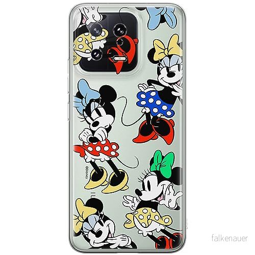 ERT GROUP mobiltelefonfodral för Xiaomi 13 originalt och officiellt licensierat Disney mönster Minnie 076 optimalt anpassad till formen på mobiltelefonen, gedeeltelijk transparant 5905795027933