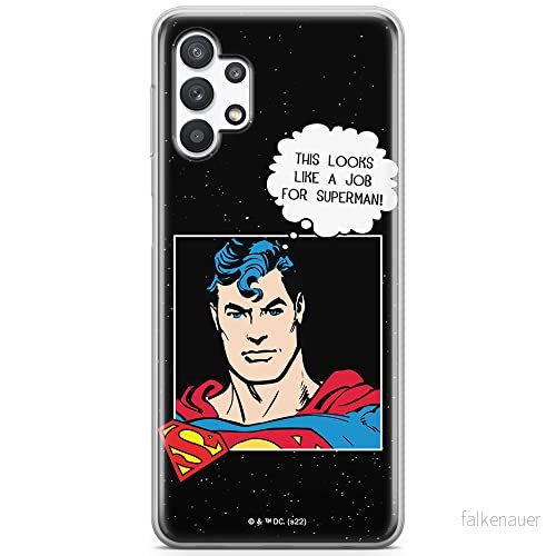 ERT GROUP mobiltelefonfodral för Samsung A32 5G originalt och officiellt licensierat DC mönster Superman 037 optimalt anpassad till formen på mobiltelefonen, fodral tillverkad av TPU plast 5905131572363