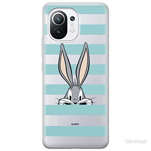 ERT GROUP mobiltelefonfodral för Xiaomi 11 originalt och officiellt licensierat Looney Tunes mönster Bugs 011 optimalt anpassad till formen på mobiltelefonen, gedeeltelijk transparant 5903537113302