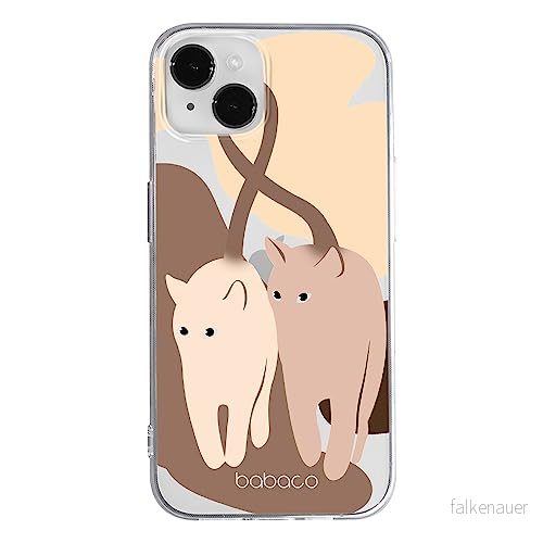 ERT GROUP mobiltelefonfodral för Apple Iphone 14 PLUS originalt och officiellt licensierat Babaco mönster Cats 002 optimalt anpassad till formen på mobiltelefonen, gedeeltelijk transparant 5905131903921