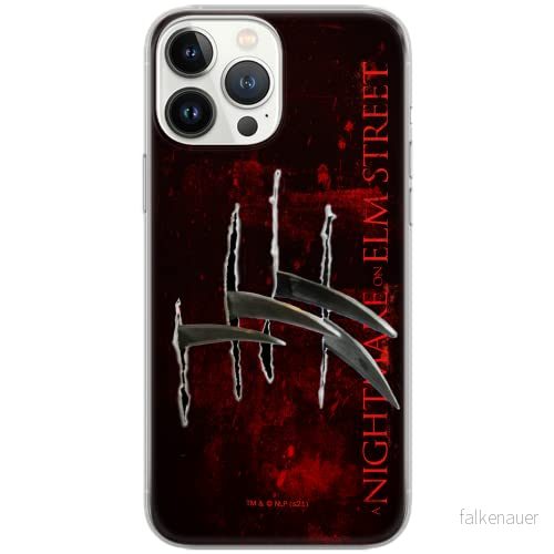 ERT GROUP mobiltelefonfodral för Iphone 13 PRO MAX originalt och officiellt licensierat Horror mönster Nightmare of Elm Street 004, fodral tillverkad av TPU plast 5905511079093