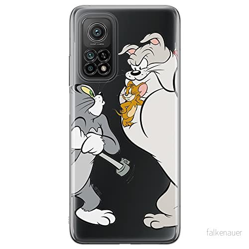 ERT GROUP mobiltelefonfodral för Xiaomi Redmi Note 11 Pro 5G/11 4G originalt och officiellt licensierat Tom and Jerry mönster i 001, gedeeltelijk transparant 5904805644658