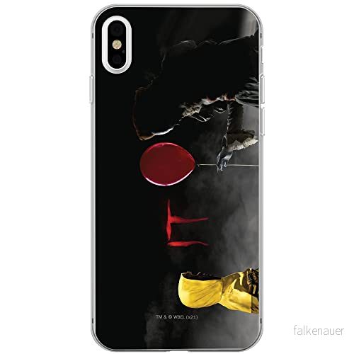 ERT GROUP mobiltelefonfodral för Iphone XS Max originalt och officiellt licensierat Horror mönster It 008 optimalt anpassad till formen på mobiltelefonen, fodral tillverkad av TPU plast 5905131962270