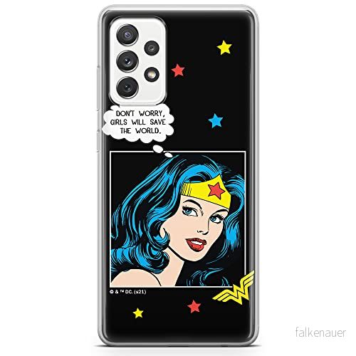 ERT GROUP mobiltelefonfodral för Samsung A73 5G originalt och officiellt licensierat DC mönster Wonder Woman 028 optimalt anpassad till formen på mobiltelefonen, fodral tillverkad av TPU plast 5904805518614