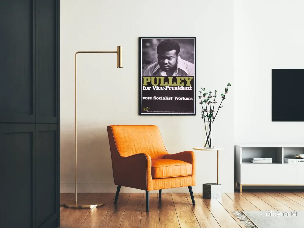 Kampanjposter för Pulley för vice ordförande - Rösta på Socialist Workers - Bild 2