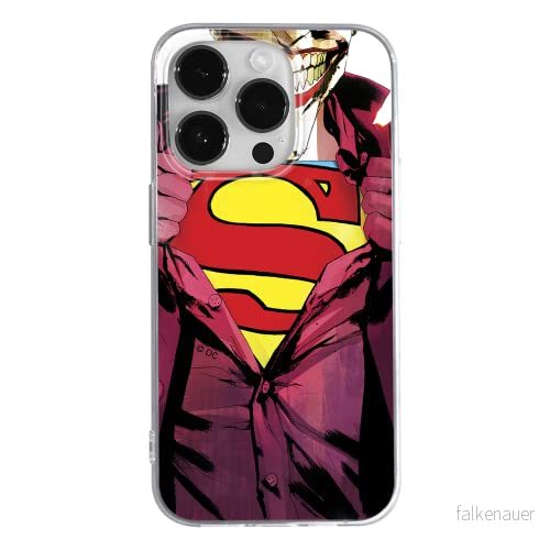 ERT GROUP mobiltelefonfodral för Apple Iphone 14 PRO originalt och officiellt licensierat DC mönster Joker 003 optimalt anpassad till formen på mobiltelefonen, fodral tillverkad av TPU plast 5905131926081