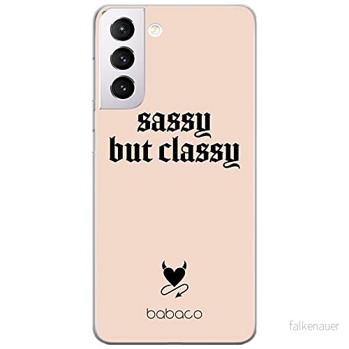 ERT GROUP mobiltelefonfodral för Samsung S21 originalt och officiellt licensierat Babaco mönster Sassy but classy 001 optimalt anpassad till formen på mobiltelefonen, fodral tillverkad av TPU plast 5903932883800