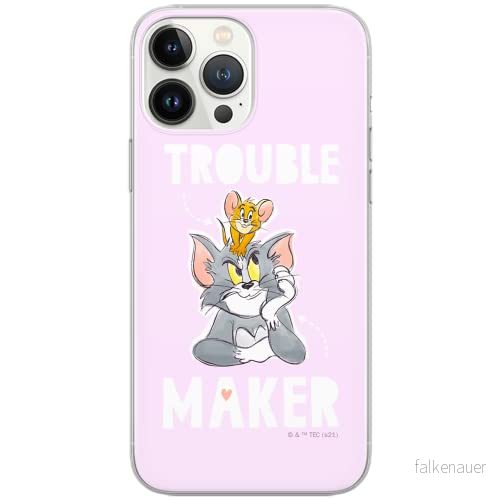 ERT GROUP mobiltelefonfodral för Oppo A53 / A53S originalt och officiellt licensierat Tom and Jerry mönster 006 optimalt anpassad till formen på mobiltelefonen, fodral tillverkad av TPU plast 5904805251894