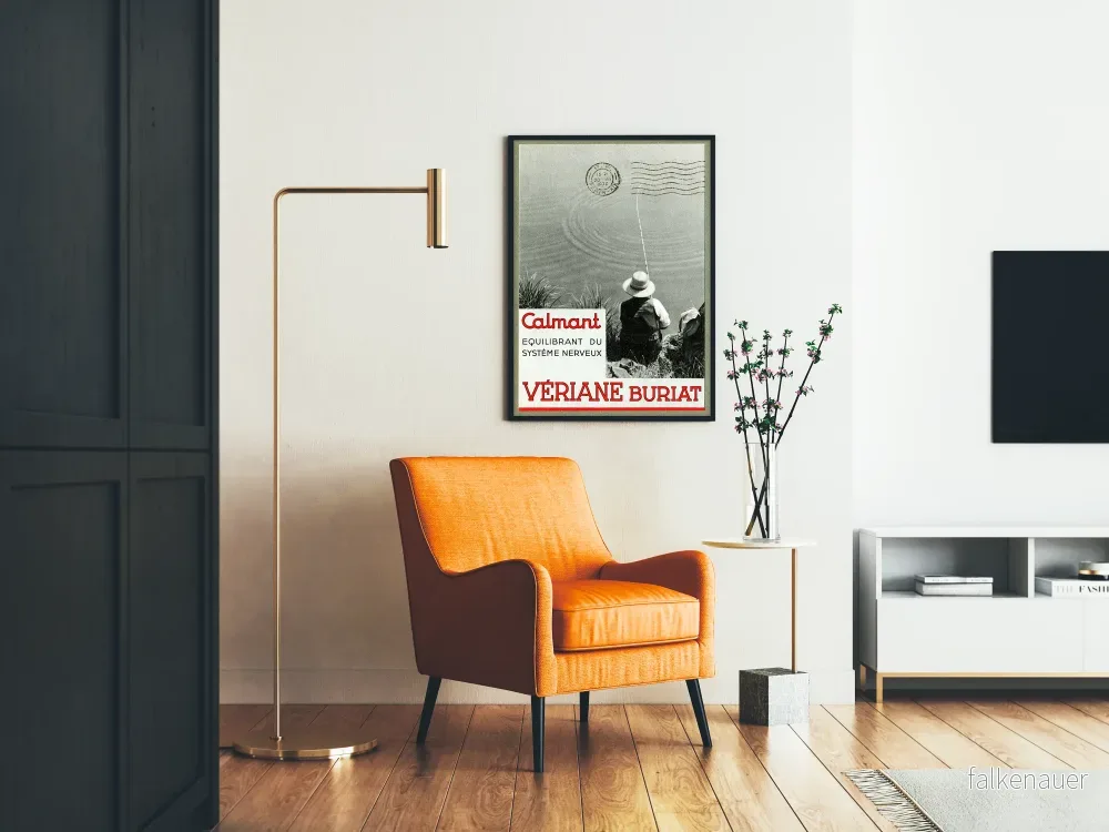 Vintageposter Vérianne Buriat lugnande balans för nervsystemet - Bild 2