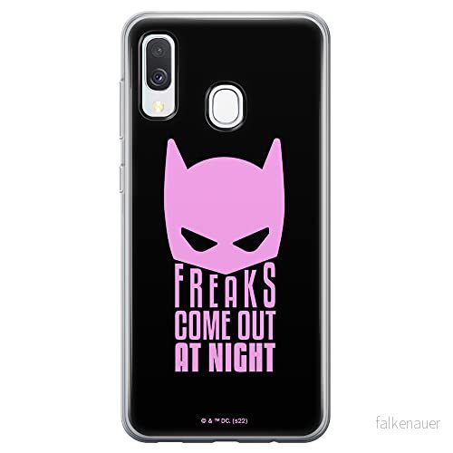 ERT GROUP mobiltelefonfodral för Samsung A40 originalt och officiellt licensierat DC mönster Batman 052 optimalt anpassad till formen på mobiltelefonen, fodral tillverkad av TPU plast 5905131545572