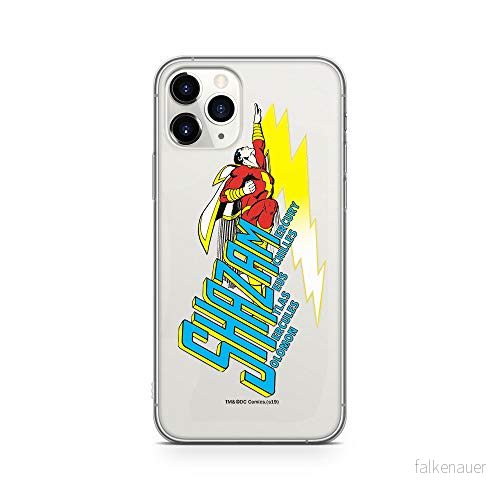 ERT GROUP mobiltelefonfodral för Apple Iphone 11 PRO originalt och officiellt licensierat DC mönster Shazam 002 Vit optimalt anpassad till formen på mobiltelefonen, gedeeltelijk transparant 5902980824254