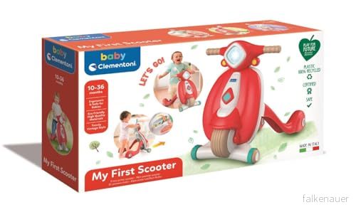 Clementoni Baby, Basic Gåstol I Form Av Skoter, 10 36 månader, 17406 8005125174065